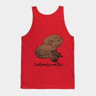 Chocolate Labradorable Tank Top